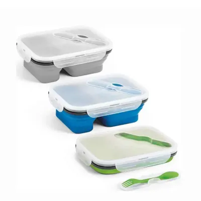 Marmita retrátil com 2 compartimentos