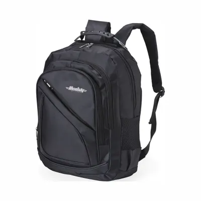 Mochila nylon poliéster para notebook - cor preta