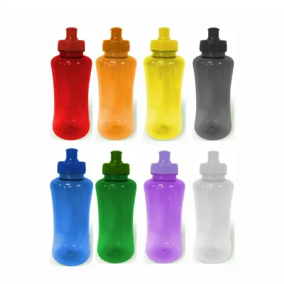Squeeze PET de 550 ml em diversas cores