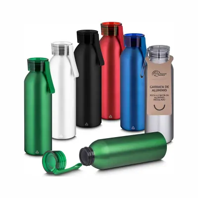 Garrafa em Alumínio: cores