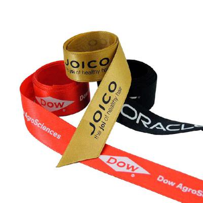 Fitas de cetim personalizadas em face simples com diversos logos. Tamanho:Personalização de acord...