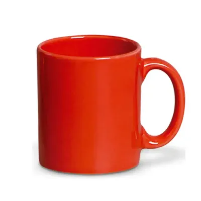 Caneca reta 380 ml vermelha