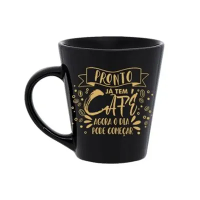 Caneca Drop 250ml Preta