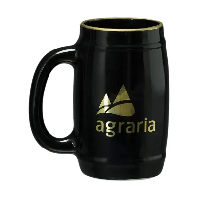 Caneca De Chopp 500ml Preta