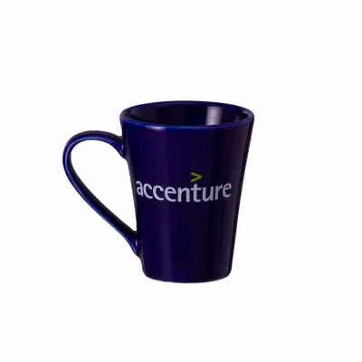 Caneca Personalizada Tulipa - 300 ml - Azul Cobalto.