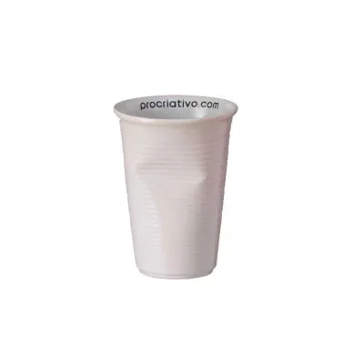 Copo Personalizado Amassado em Porcelana - 240 ml.