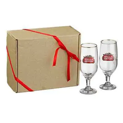 Kit Taça de Chopp em Caixa microondulada