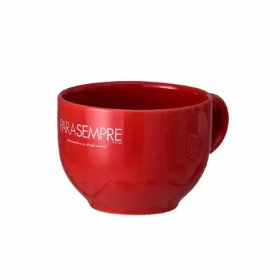 Xícara Personalizada Jumbo - 740 ml - Vermelha.