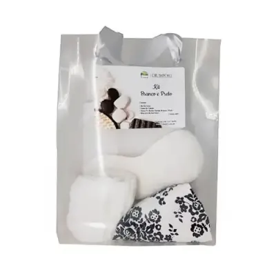 Kit bem estar branco e preto