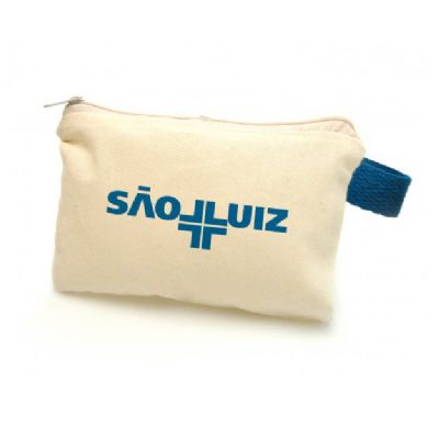 Necessaire algodão reta color