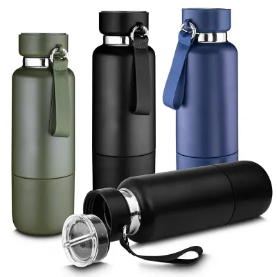 Garrafa térmica 500ml: opções de cores