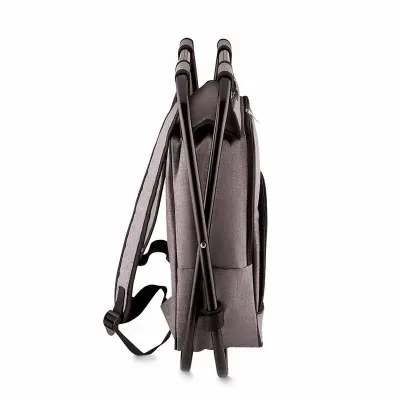 Bolsa térmica com cadeira na cor cinza - 36 x 21 x 51 cm 