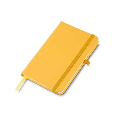 Caderno de anotações amarelo