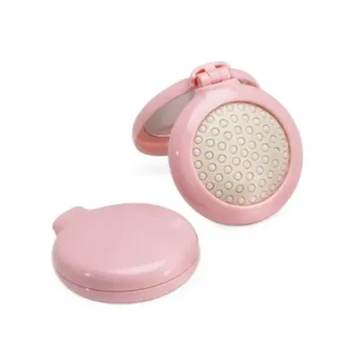 Escova com espelho em material plástico