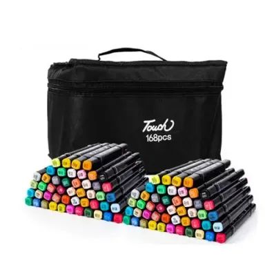 Kit de canetas com bolsa personalizada