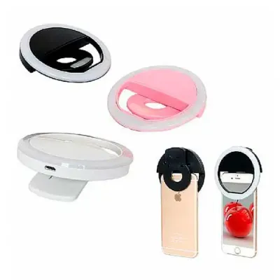 Anel de iluminação para selfie com opção de cores