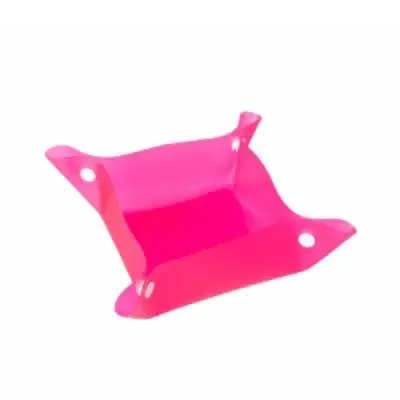 Bebedouro e comedouro rosa para pets