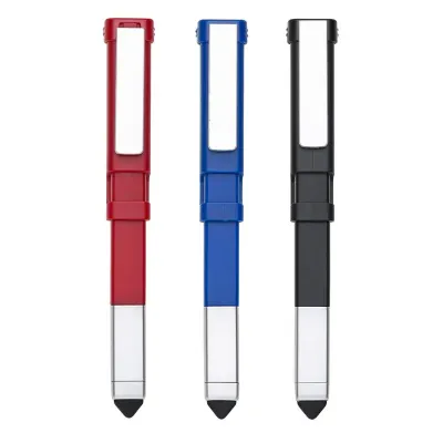 Caneta plástica touch com ferramentas