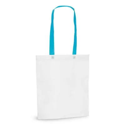 Sacola TNT com alças em azul claro