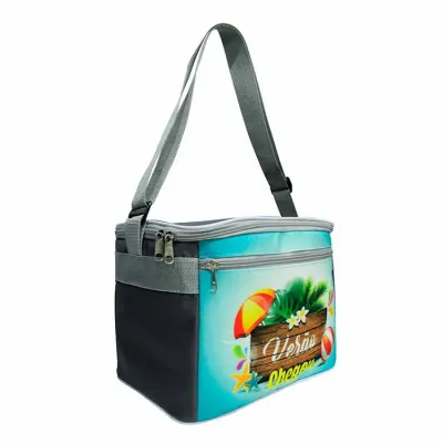 Bolsa Térmica com forro em pvc branco solda e espuma packs