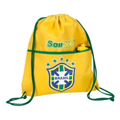 Mochila saco personalizada em oxford copa do mundo