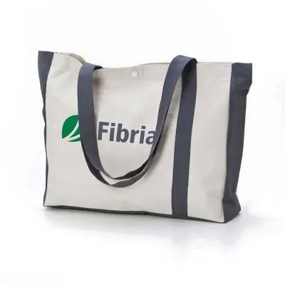 Sacola em poliester 600 e alças rebatidas