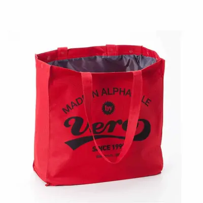 Sacola em poliester 600 alças e laterais rebatidas