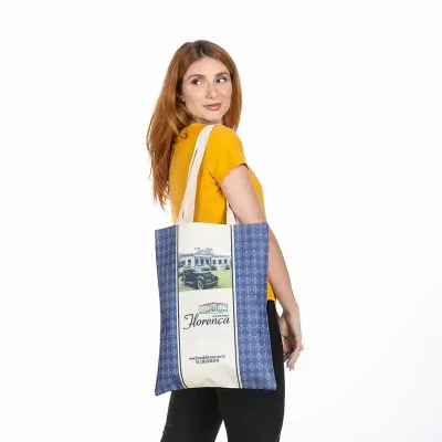 Sacola Ecológica com alças de algodão personalizada