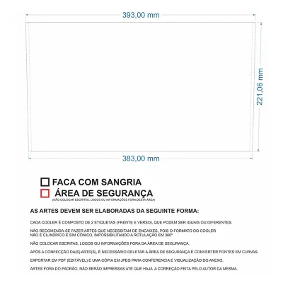  Gabarito para cliente montar a arte