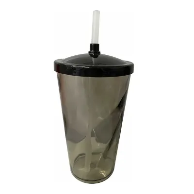 Copo com Tampa e canudo - capacidade 500ml