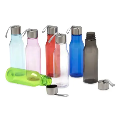 Garrafa plástica 600ml - opções de cores