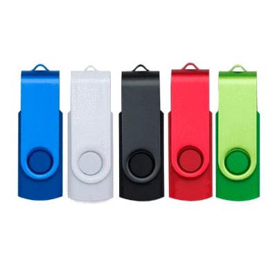 Pen drive disponível em diversas cores