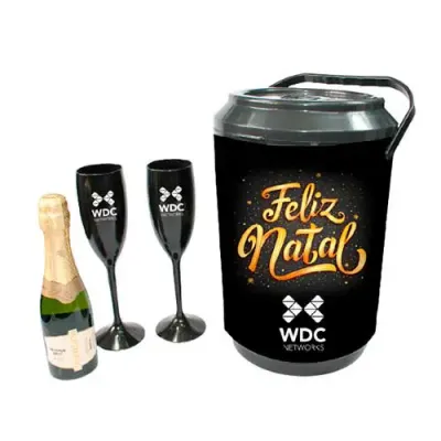 Kit Natal Chandon e Cooler Personalizado