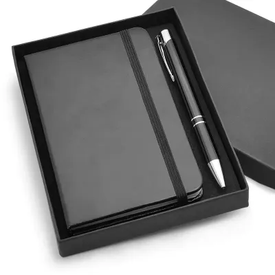 Kit especial moleskine com caneta metal