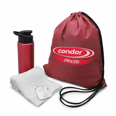 Kit Fitness com Mochila Saco Personalizado