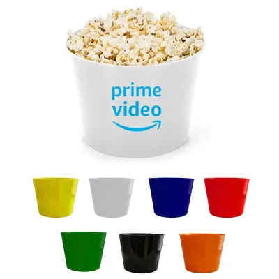 Balde de pipoca - opções de cores