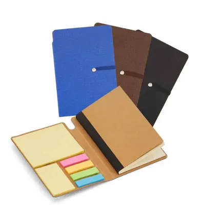 Bloco de anotações com elástico Personalizado