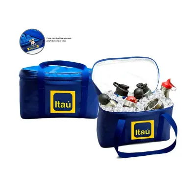 Bolsa térmica 10 litros em Nylon.