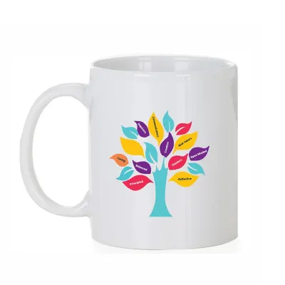 Caneca Porcelana Branca