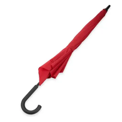 Guarda-chuva com cabo plástico em formato de “J”