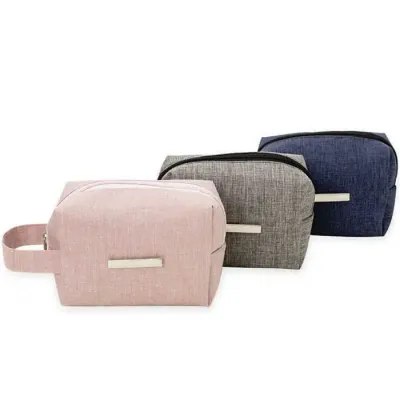 NECESSAIRE PUFF JEANS SINTÉTICO
