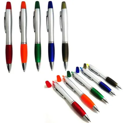 Caneta Marca Texto e Esferográfica 1