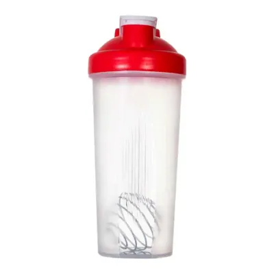 Coqueteleira vermelha 600 ml com Misturador 5