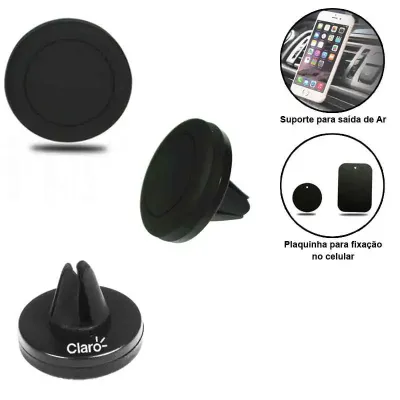 Suporte para Celular Veicular Portátil P/ Saída de Ar KIMASTER 1