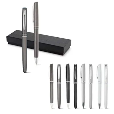 Conjunto HALEY roller e esferográfica de metal 1