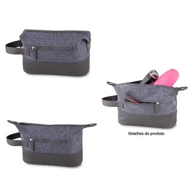 Nécessaire com Detalhes em Couro Sintético 1