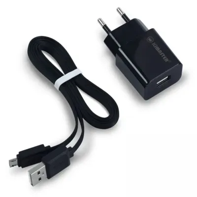 Kit Carregador + Cabo Micro USB 2.1A kimaster 1