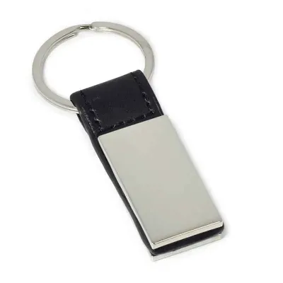 Chaveiro de Couro Metal 2