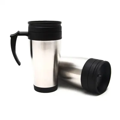Caneca  Inox 400ml com Cabo Plástico 1