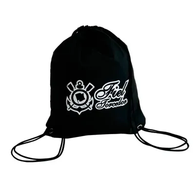 Mochila Saco Promocional Preta